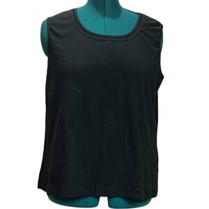 White Stag Scoop Neck Sleeveless Cami Tank Top Plus Size XXL (20) Black